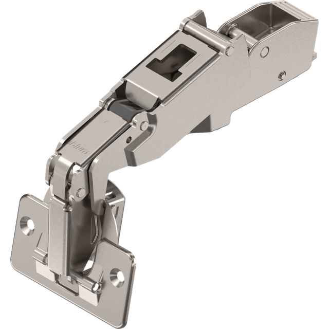 Clip top Weitwinkel Scharnier 170°, 9,5mm gekröpft mit Feder, Schrauben - Blum