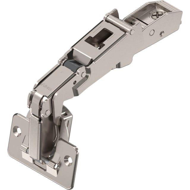 Clip top Weitwinkel Scharnier 170°, gerade mit Feder, Schrauben - Blum