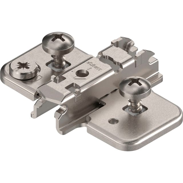 Clip Exzenter Kreuzmontageplatte, Zwillingsanschlag, Stahl, expando, d: 3mm - Blum