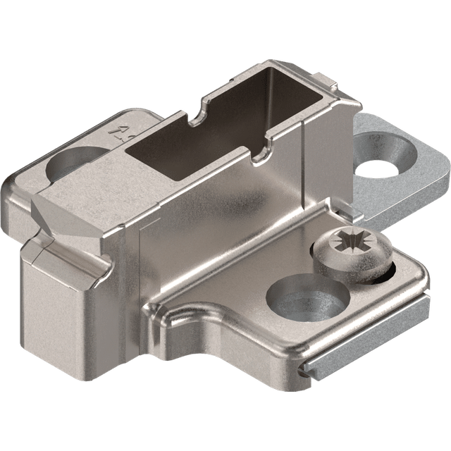 Clip Kreuz- Montageplatte Distanz 9mm, H=17,5mm, f.System - Blum