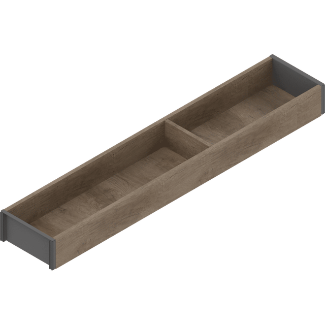 Ambia-Line Schubkastenrahmen schmal - 522x100x50mm, Nebraska Eiche Stahl - Blum
