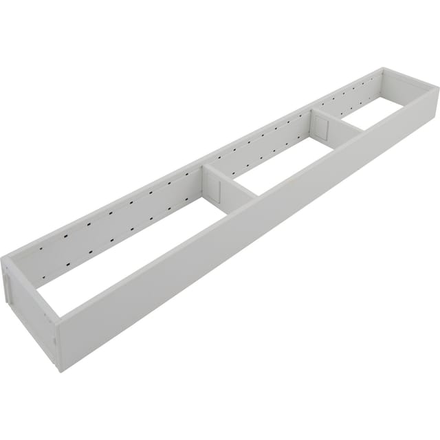 AmbiaLine Schubkastenrahmen schmal mit Trenner 622x100x50mm, seidenweiß - Blum