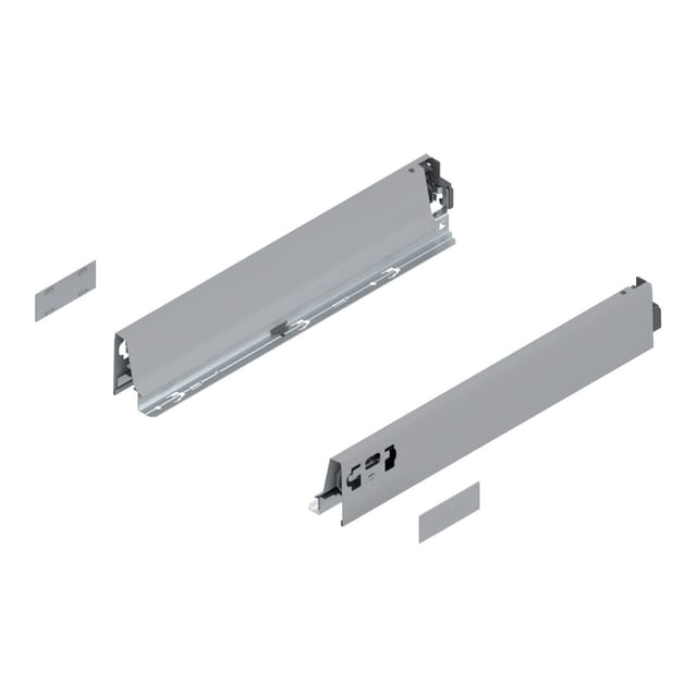 Tandembox Zarge, Höhe n 68 mm, nl 400 mm, links/rechts, für tandembox intivo/antaro, R9006 weissaluminium - Blum