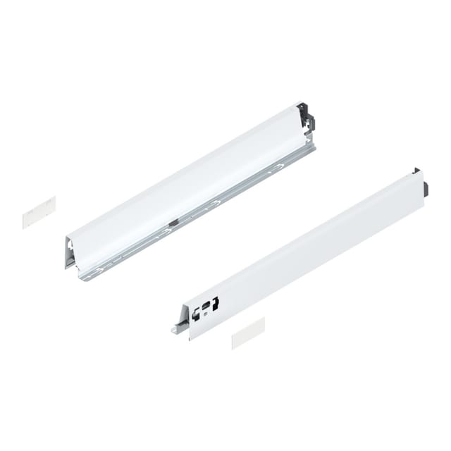 Tandembox Zarge, Höhe n 68 mm, nl 550 mm, links/rechts, für tandembox intivo/antaro, seidenweiss - Blum