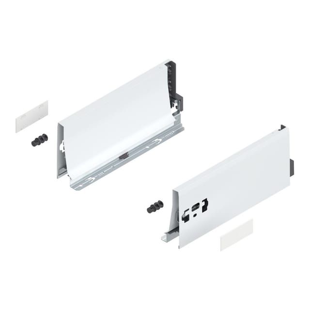Tandembox Zarge, Höhe K,(115,6 mm), NL=270 mm, links/rechts, für Tandembox antaro, seidenweiß - Blum
