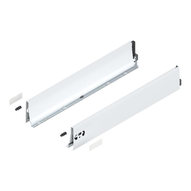 Tandembox Zarge, Höhe k 115 mm, nl 650 mm, links/rechts, für tandembox antaro, seidenweiss - Blum