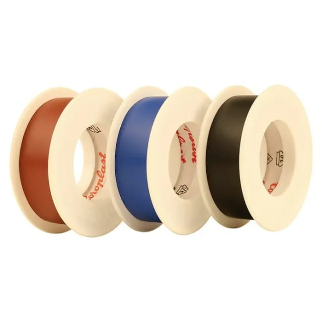 Unitec Isolierband PVC 0,15 x 15 mm 3-teilig je Rolle 4,5 m Gewebeband