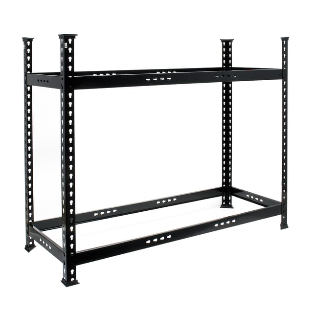 Reifenregal – 101 x 120 x 44 cm – bis 150 kg – für 6-8 Reifen – aus Stahl – Werkstattregal Lagerregal Reifenständer Schwerlastregal - Wiltec