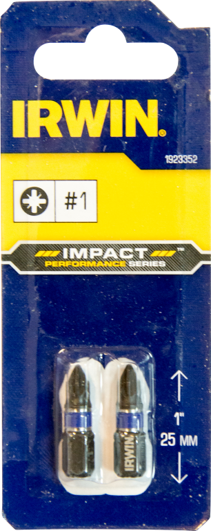 1923352 Punta Short Impact 25mm 2 Unids. PZ1 - Irwin