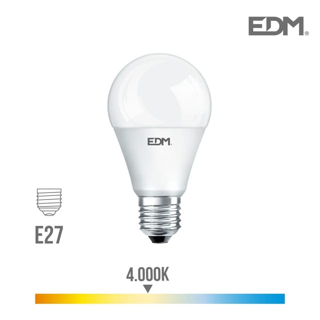 EDM - Standard LED-Glühbirne E27 20 w 2100 lm 4000 k Tageslicht Ø6,5 x 12,4 cm