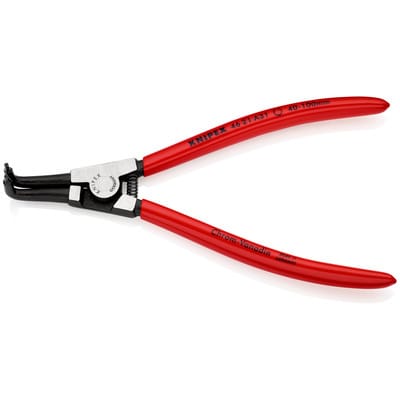 KNIPEX 46 21 A31 SB Sicherungsringzange für Außenringe auf Wellen mit Kunststoff überzogen schwarz atramentiert 200 mm