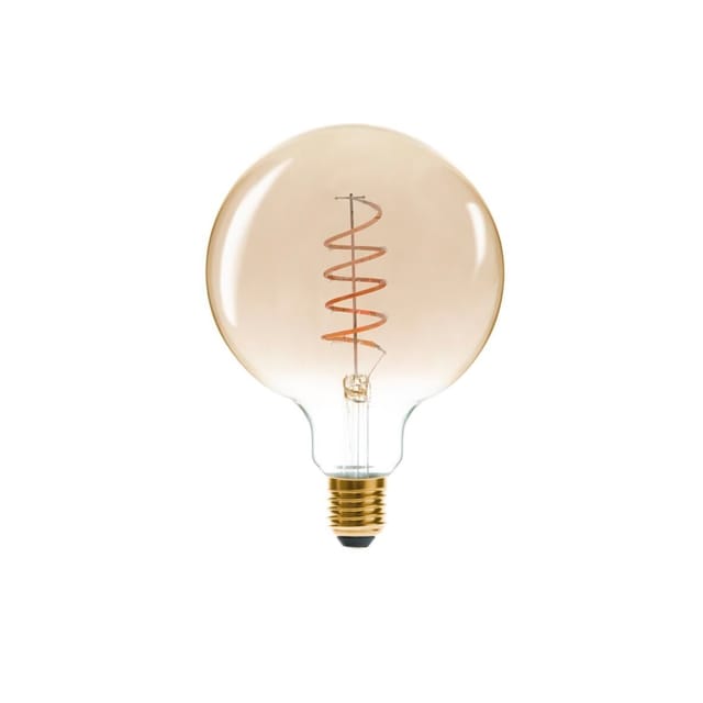 LED-Lampe, gedreht, bernsteinfarben G125 4 w Atmosphera