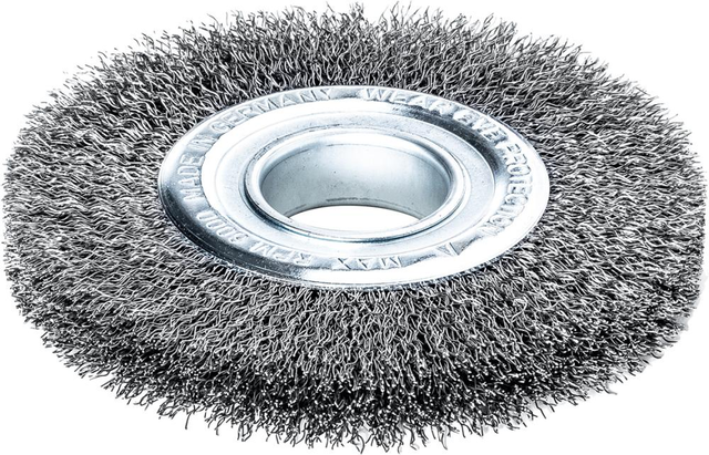 Lessmann - Rundbürste 125 mm Rohr 40 mm sta gew, 0,30 mm, zur entfernung von Rost