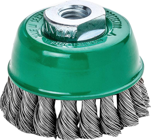 Lessmann Topfbürste Edelstahl gezopft 65x0,5mm
