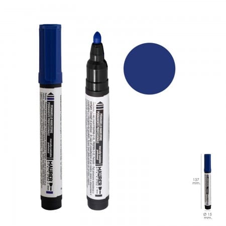 Blauer professioneller Permanentmarker
