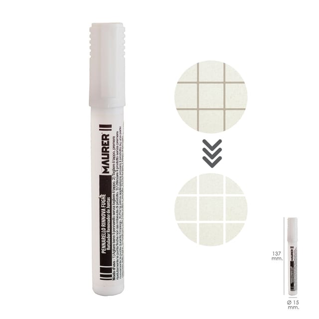 Marker/Bleichmarker für Gelenke Farbe Weiß