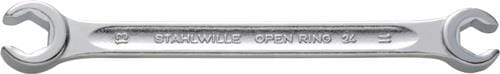 41081113 24 11 x 13 Offener Doppelringschlüssel Schlüsselweite (Metrisch) 11 - 13 mm - Stahlwille
