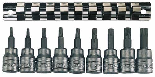 Tx Steckschlüssel-Satz, 3/8, 9-teilig Tengtools M3813TX