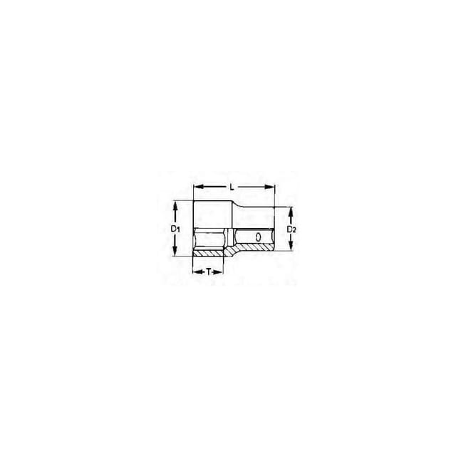 Glas, 1/2, bihex, Zoll, 13/16 TENGTOOLS M120126-C