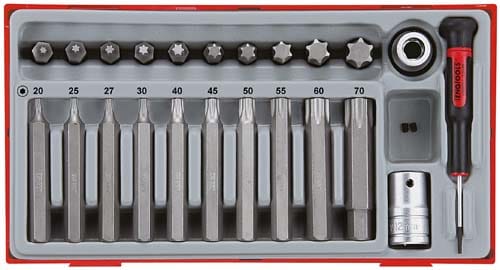 Steckschlüssel- und Steckschlüssel-Set, 1/2 Tengtools TTTX23 68860105