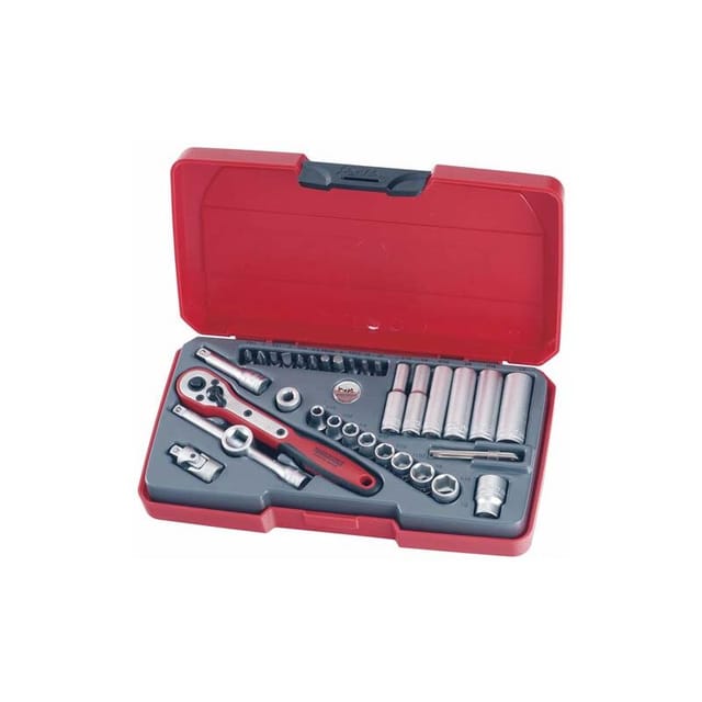 Jeu de clés à douille, 1/4 pouce, T1435AF Tengtools 172470205