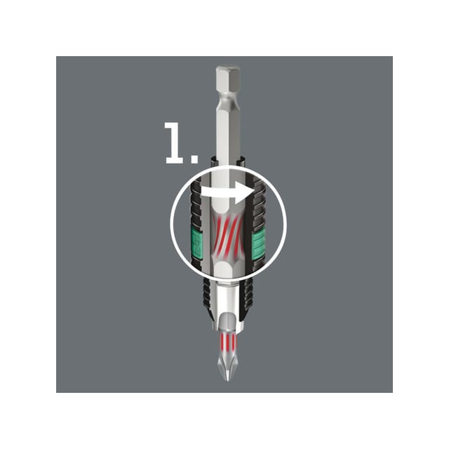 Bit BiTorsion 1/4 din 3126 C6,3 PH1x25mm Wera