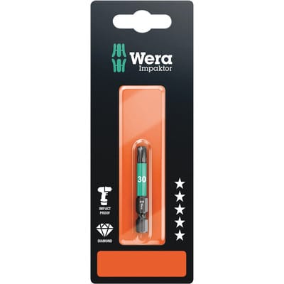 Wera 867/4 IMP DC SB Impaktor Bits, TX 30 x 50 mm 05073966001