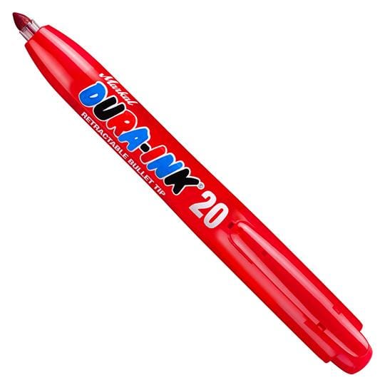 Permanentmarker markal Dura Ink 20 rot 1.5 mm
