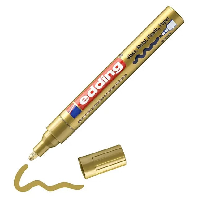 edding 750 gloss paint marker gold 2 - 4 mm Pinsel & Stifte