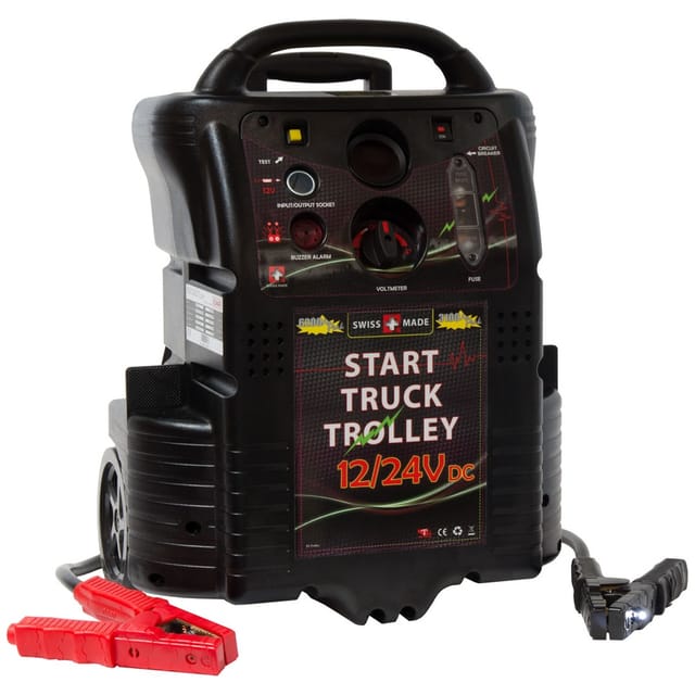 Energiestation / Startgerät 12/24V - start truck trolley 6200/3100 Ampere