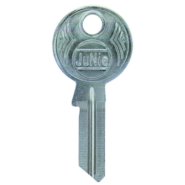 JuNie Schlüsselrohling 0499 Schaftl. 20mm Stahl vernickelt