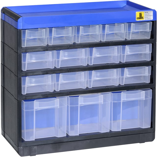 Allit 464600 Kleinteilmagazin VarioPlus Pro 29/32 (B x H x T) 300 x 285 x 135 mm Schwarz, Blau 1 S