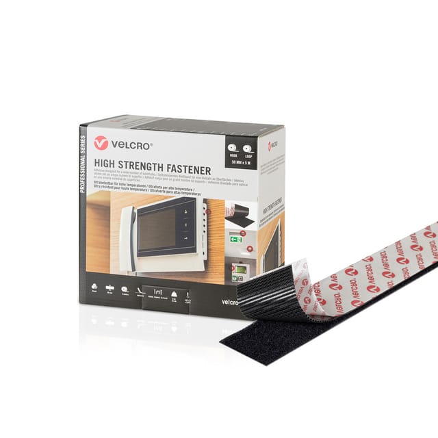 FP - velcro® Klettband High Strength Fastener 50mm x 5m, schwarz