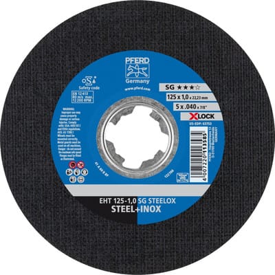 Trennscheibe sg x-lock steelox 125x1mm Pferd