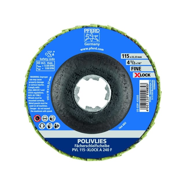 FP - Polivliesscheibe x-lock pvl a 115mm 240 fein Pferd