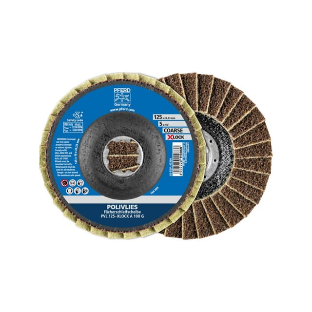 Polivliesscheibe x-lock pvl a 125mm 100 grob Pferd