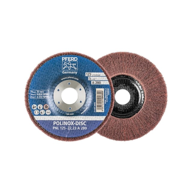 Schleifdisc POLINOX 125x22,23mm A 280 Pferd