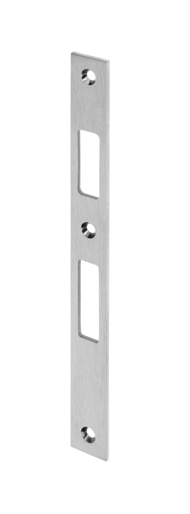 Wilka Schließblech flach Falle und Riegel, 245 x 24 x 3 mm, Edelstahl