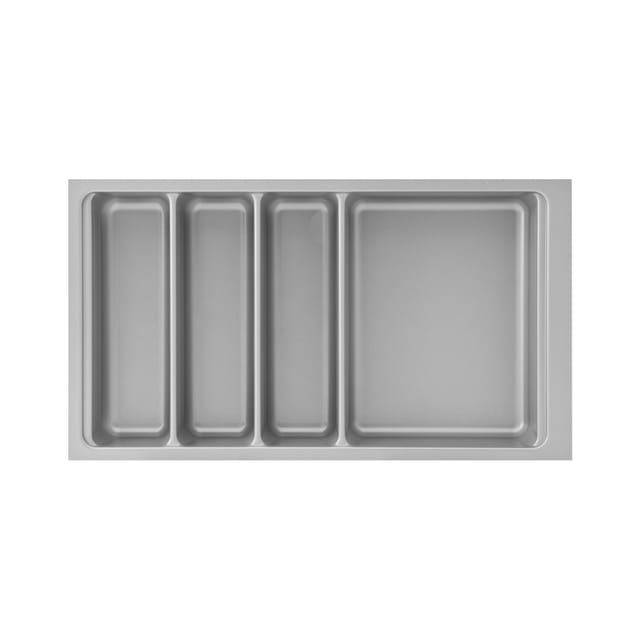 Vasalat - Agoform Besteckeinsatz Scoop ii 474x266x59mm, Besteckkasten Kunststoff silber