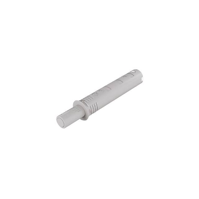 K-Push Tech Druckschnapper Schubladendämpfer mit Puffer Hub 14 mm grau