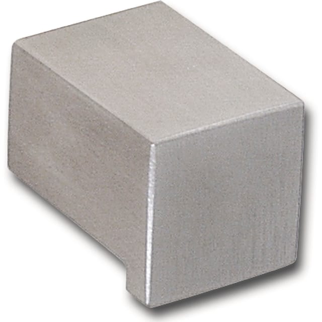 Möbelknopf (Möbelknauf) Europa Breite 16 mm Tiefe 25 mm Edelstahl gebürstet