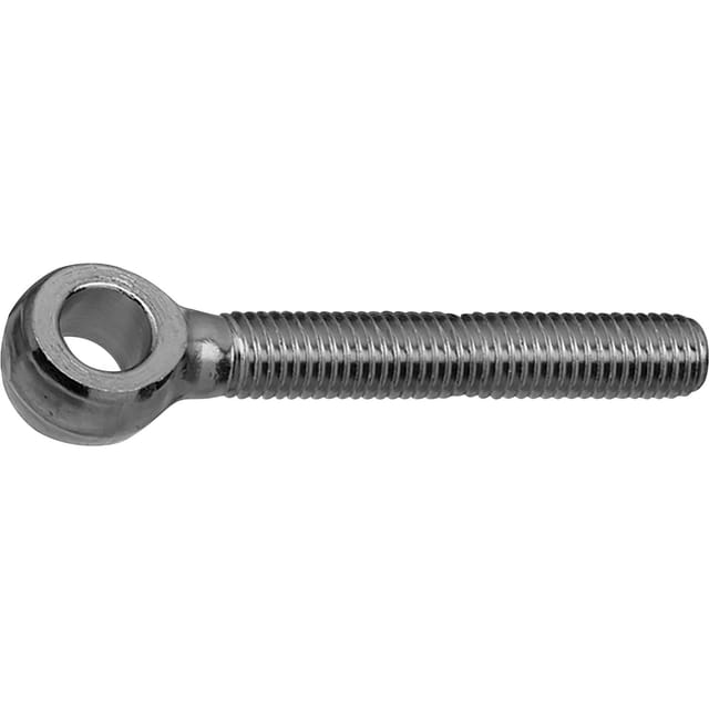 Augenschrauben mit Vollgewinde 4.6 M 8x100 Form LB, universell einsetzbar, Stahl verzinkt - 25 Stück