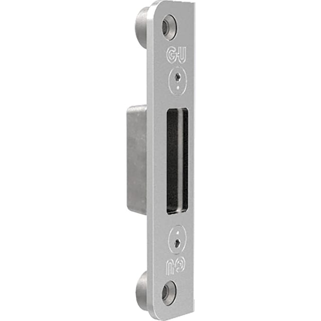 BKS - Schließplatte verd. für Automatikriegel, Y=13 mm, Stahl dekorsilber