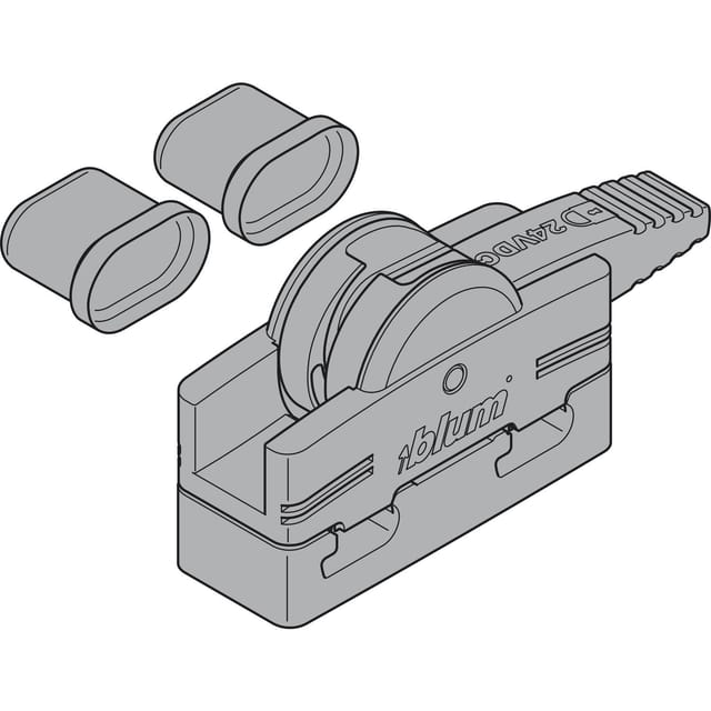Servo-drive Verbindungsknoten und Kabelendenschutz, 24 Volt, ks schwarz - Blum