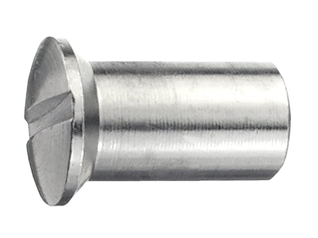 Weitere - connex Hülsenmutter M6 x 15 mm Messing vernickelt - 6 Stück Muttern