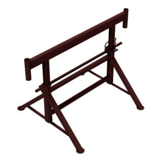 Schake Kurbel–Gerüstbock K1200, braun lackiert, 0,65-1,10m