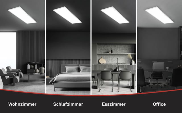 Led Deckenleuchte Panel 38 Watt 4000K 4100 Lumen Kunststoff Briloner