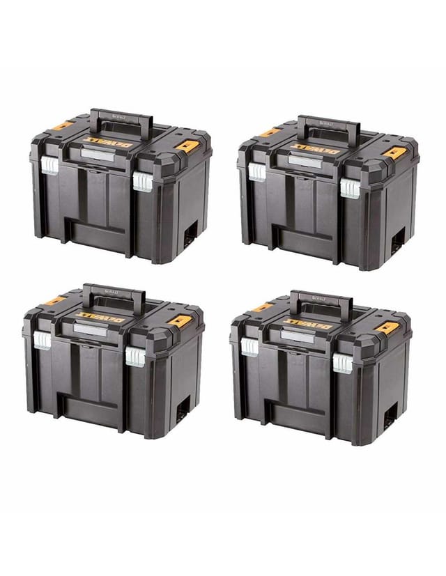 Pack mit 4 Koffers Dewalt tstak vi