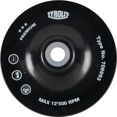 TYROLIT Stützteller Fiberscheiben PAD UNI Ø125 mm M14 hart - 709993