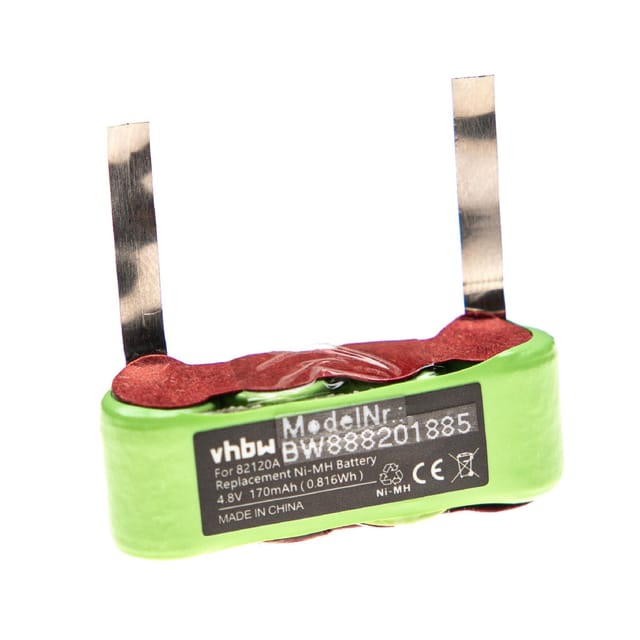 Vhbw - Akku Ersatz für hp 82120A für Taschenrechner (170mAh, 4,8V, NiMH)